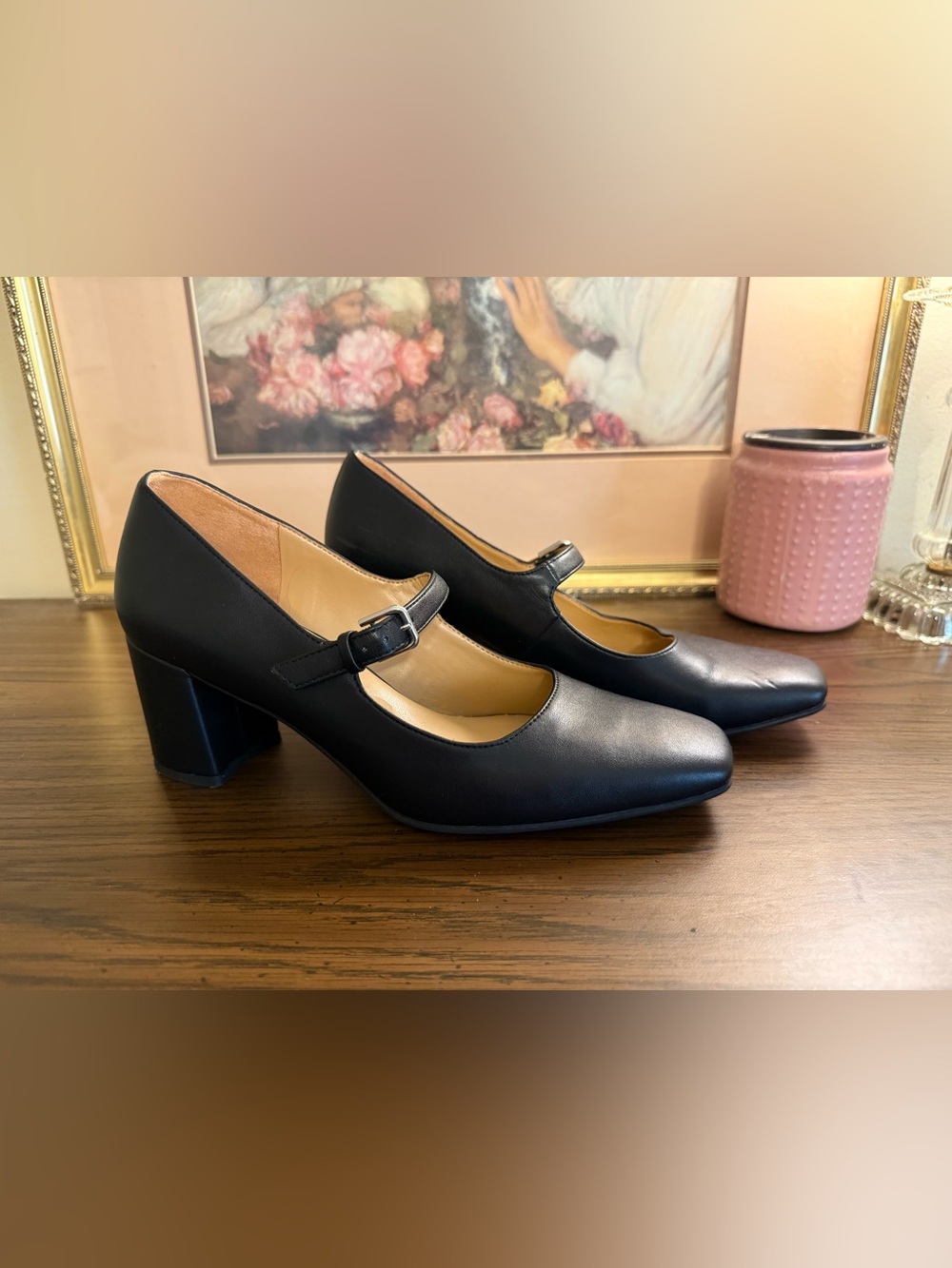 Naturalizer Dancing Mary Jane Block Heel Pumps